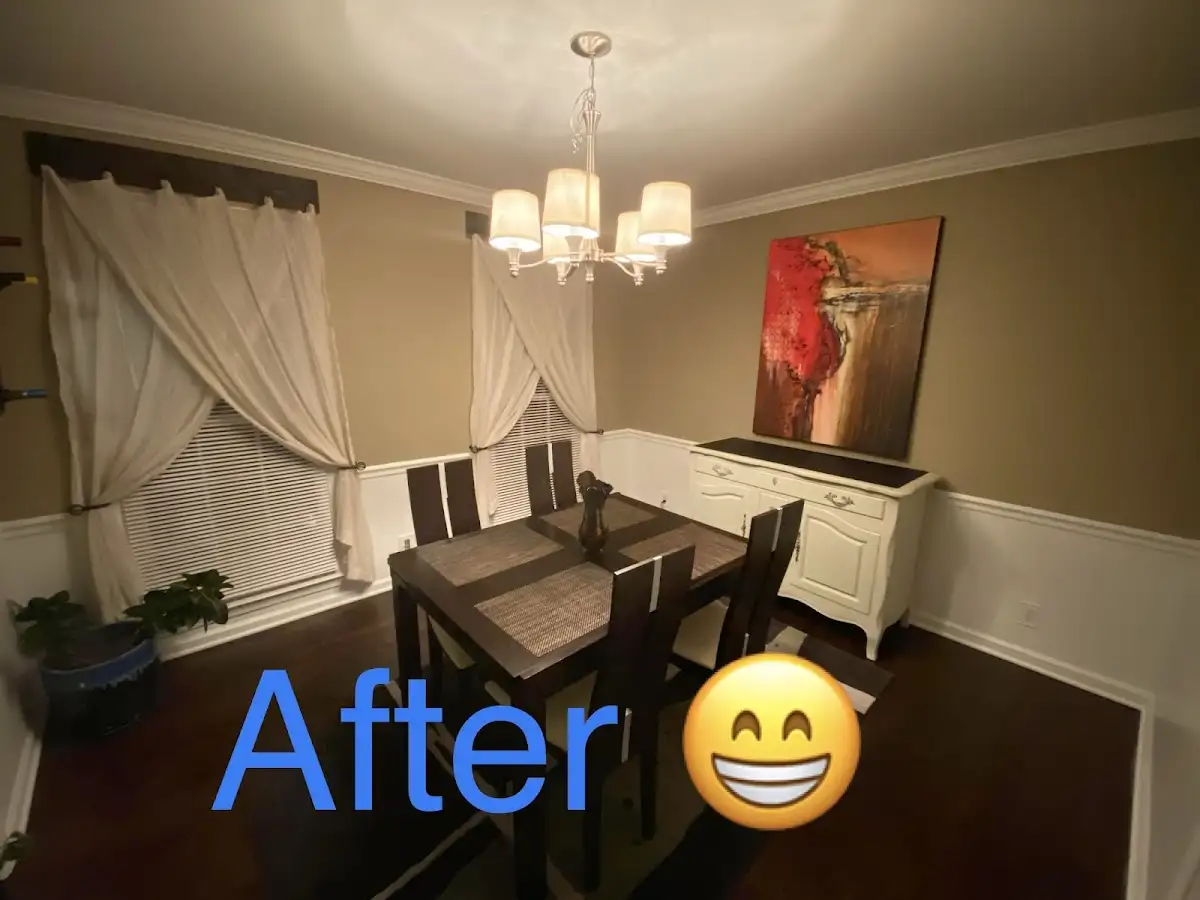 Professional dining room restoration after water damage in Orono